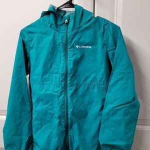 Columbia Jacket Light Kids Size: Large 14-16 Full Zip Pockets Hooded